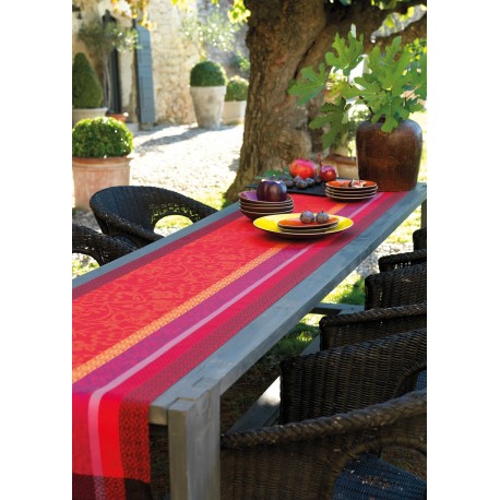 Vis-à-vis / chemin de table Provence Gariguette