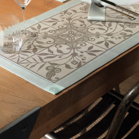 Sets de table Venezia Beige Cendré Le Jacquard Français (par 4)