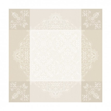 Nappe Venezia Ivoire Le Jacquard Français