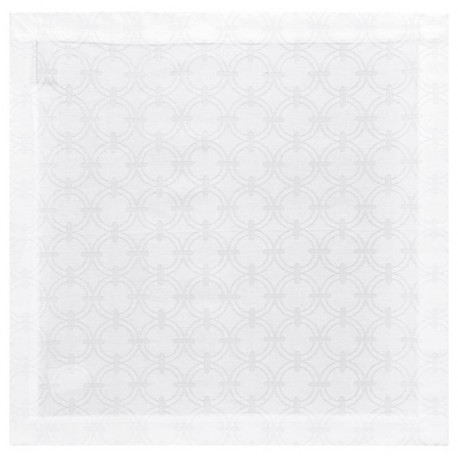 Serviettes de table Anneaux Blanc Le Jacquard Français