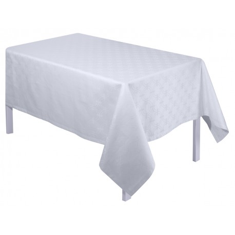 Tissu sur mesure Anneaux Blanc Le Jacquard Français