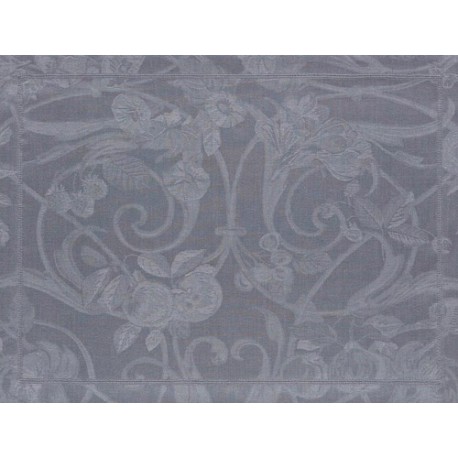 Set de table Tivoli pur lin Gris Flanelle