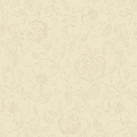 Tissu sur mesure Mille Charmes Ecru Garnier-Thiébaut