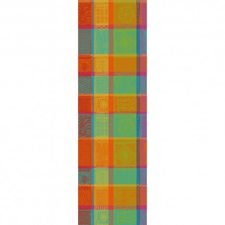 Chemin de table GARNIER-THIEBAUT Mille Wax Créole