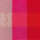 Serviettes Fleurs de Kyoto Cerise Le Jacquard Français (par 4)