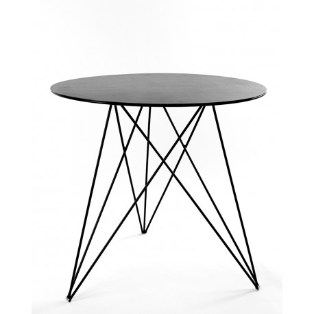 Table Bistrot Sticchite Noir D75XH70cm Antonino Sciortino, Serax