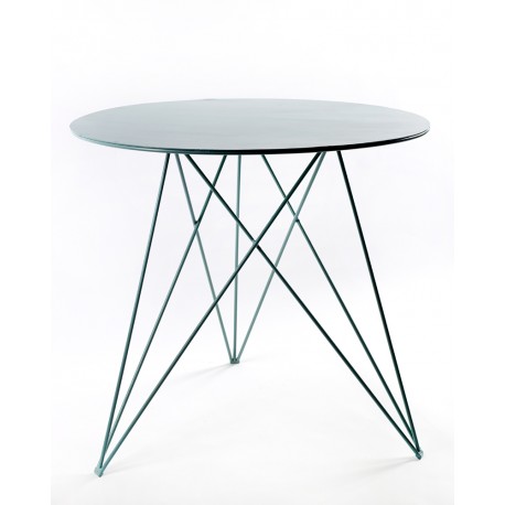 Table Bistrot Sticchite Bleu clair D75XH70cm Antonino Sciortino, Serax