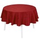 Nappe de table ronde Tivoli Velours pur lin, Le Jacquard Français