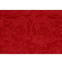 Set de table Tivoli Rouge Velours, Le Jacquard Français 