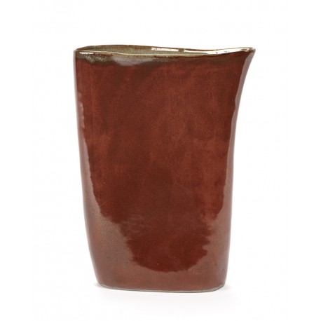 Vase haut design céramique Terres de Rêves Rust/Misty grey Anita Le Grelle, Serax