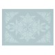Set de table design enduit Syracuse Aqua, Le Jacquard Français