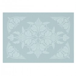 Set de table design enduit Syracuse Aqua, Le Jacquard Français