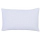 Coussin coton stonewashed Maïa Craie 30x50, Vivaraise