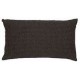 Coussin coton stonewashed Maïa Carbone 30x50, Vivaraise