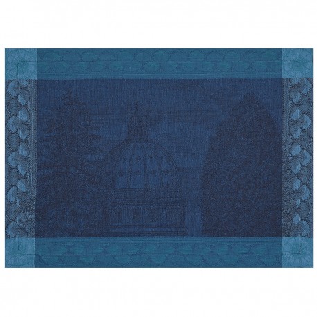Set de table pur lin Symphonie Baroque Crépuscule, Le Jacquard Français