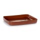 Assiette carrée 18 cm Terres de rêves Rust, Serax par Anita Le Grelle