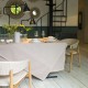 Nappe de table Slow Life Sable, Le Jacquard Français