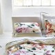 Taie d'oreiller rectangulaire haut de gamme en percale de coton Tourangelle Poeny, Designers Guild