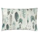 Taie d'oreiller rectangulaire haut de gamme en percale de coton Quill Gris Perle, Designers Guild