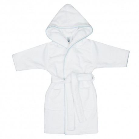 Peignoir enfant Teddy Blanc garçon, Garnier-Thiébaut