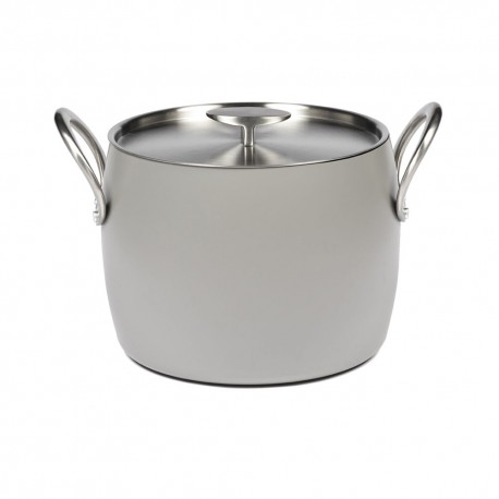 Batterie de cuisine induction - Marmite haute D22cm anti adhésive Pure Cookware Stone grey, Pascale Naessens Serax