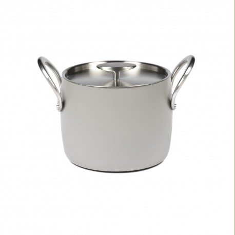 Batterie de cuisine induction - Marmite D18cm anti adhésive Pure Cookware Stone grey, Pascale Naessens Serax