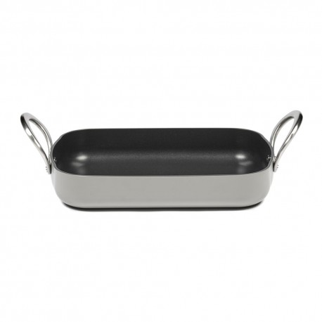 Batterie de cuisine induction - Plat à four 23x34cm anti adhésif Pure Cookware Stone grey, Pascale Naessens Serax