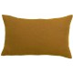Coussin déco 40x65cm Zeff Nomade Bronze en lin et coton, Vivaraise