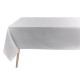 Tissu nappe au metre Tivoli Perle pur lin laize 180 ou 245cm, Le Jacquard Français