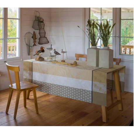 Nappe fantaisie Nature Urbaine Chêne, Le Jacquard Français