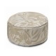 Pouf acrylique outdoor Nature Urbaine Chêne 50x30cm, Le Jacquard Français