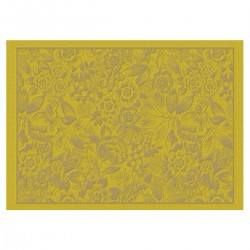 Set de table enduit Osmose Florale Pollen, Le Jacquard Français 