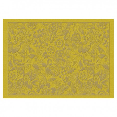 Set de table enduit Osmose Florale Pollen, Le Jacquard Français 