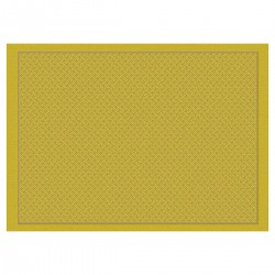 Set de table enduit Osmose Tressage Pollen, Le Jacquard Français