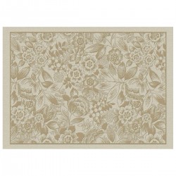 Set de table enduit Osmose Florale Liege, Le Jacquard Français 