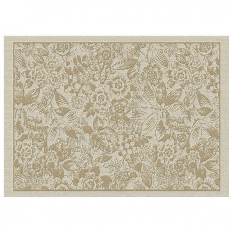 Set de table enduit Osmose Florale Liege, Le Jacquard Français 