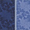 Serviettes de table coton Bio Hortensias Bleu, Garnier-Thiébaut 