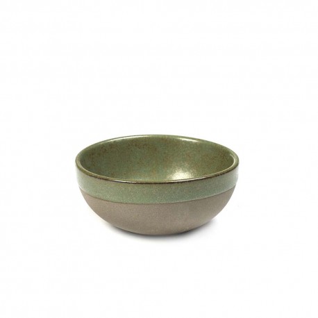 Bol mini 10cl grès émaillé Surface Camo Green, Serax par Sergio Herman