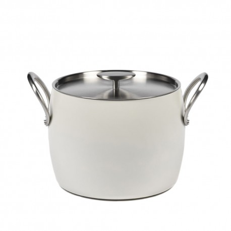 Batterie de cuisine induction - Marmite haute D22cm anti adhésive Pure Cookware White, Pascale Naessens Serax