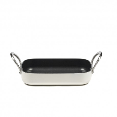 Batterie de cuisine induction - Plat à four 20x30cm anti adhésif Pure Cookware Blanc, Pascale Naessens Serax