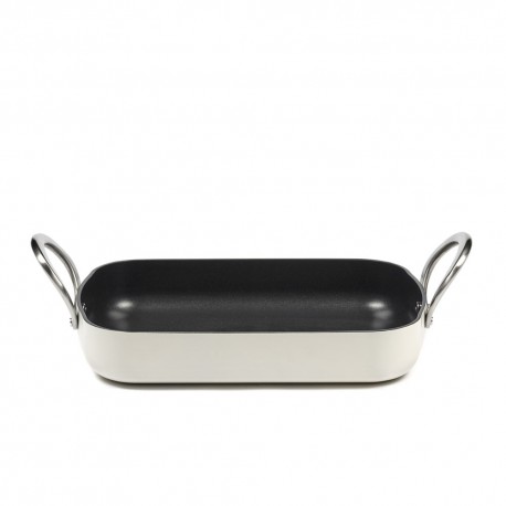 Batterie de cuisine induction - Plat à four 23x34cm anti adhésif Pure Cookware Blanc, Pascale Naessens Serax