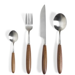 Serax Feast Ottolenghi - Ménagère 24 pièces inox et bois