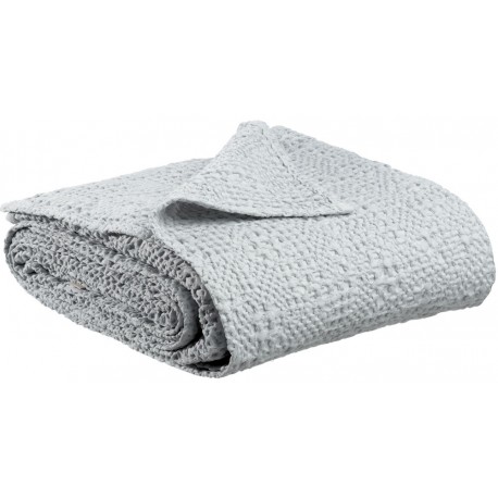 Jeté de lit coton stonewashed Tana Perle, Vivaraise