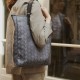 Sac cabas porté main Picto Gris, Le Jacquard Français