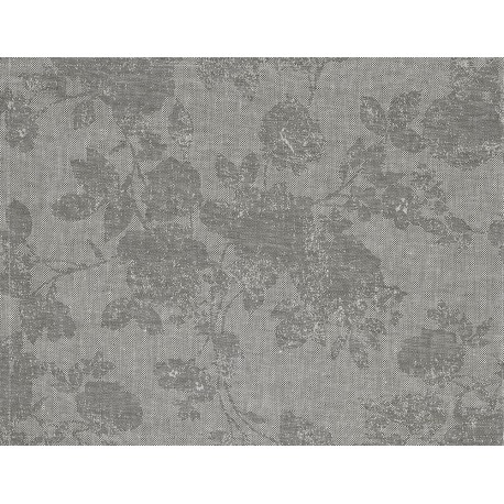 Set de table design enduit Casual Flower Ardoise, Le Jacquard Français