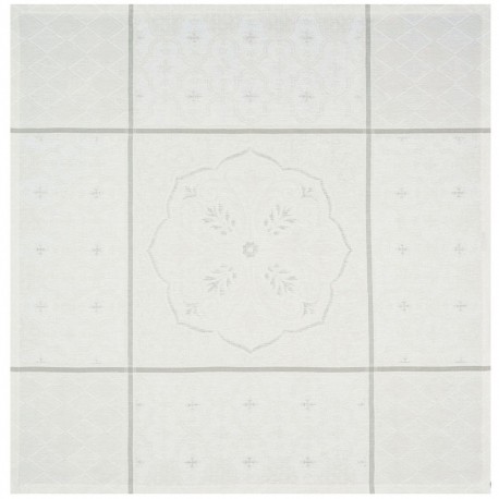 Nappe pur lin Armoiries Lys, Le Jacquard Français