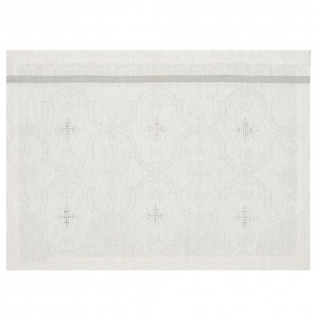 Set de table pur lin Armoiries Lys, Le Jacquard Français