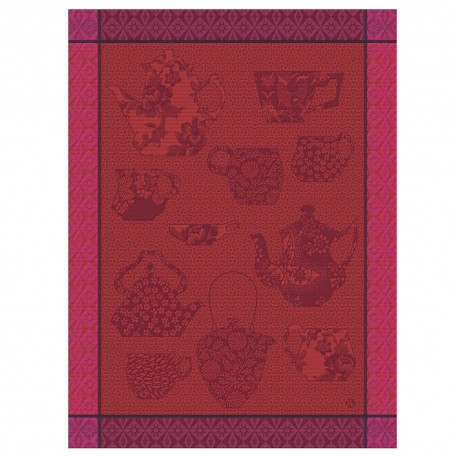 Torchons de cuisine Comptoir du Thé Hibiscus, Le Jacquard Français