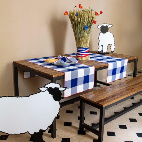 Chemin de table Elysée Tricolore, Le Jacquard Français