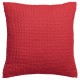 Coussin coton stonewashed Maïa Groseille 45x45, Vivaraise